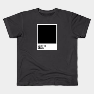 Pantone Back to Black Kids T-Shirt